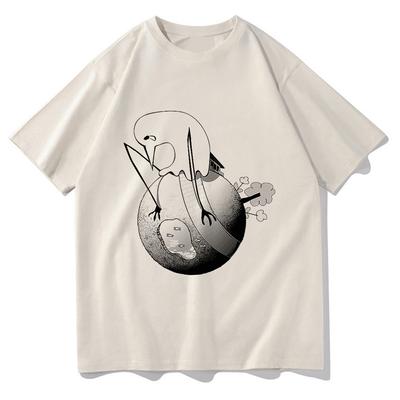 Gute Nacht Punpun T Shirt Unisex ästhetische lustige Kawaii Oyasumi Punpun T-Shirt Unisex Anime Unisexga Cartoon Vintage Baumwolle T-Shirts