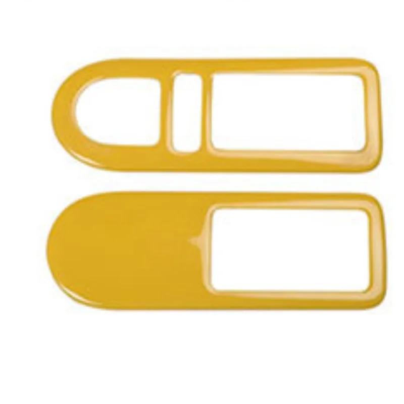 For Volkswagen vw Beetle 2001-2012 ABS red carbonfiber Inner Door Bowl Panel ide Handle Protector Cover Interior Accessories