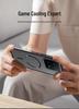IQOO15 Cooling Metal Frame Phone Case: Snap-On Hard Shell with Frosted Back & Magnetic Ring