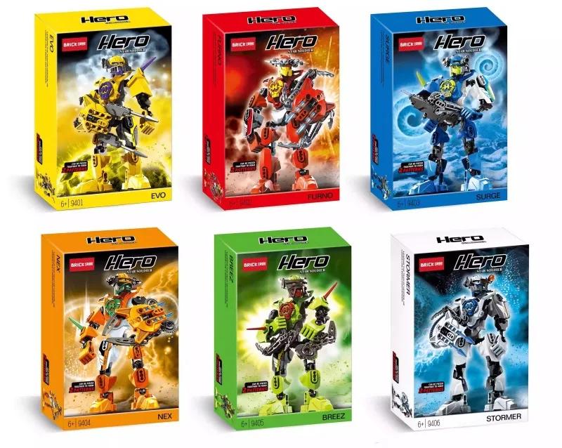

Hero Factory Зоряний Воїн Bionicle Будівельні Блоки Фурно Ево Комбінований Робот Мех Модель Набір Цегли Іграшки Для Дітей Подарунки на Свята