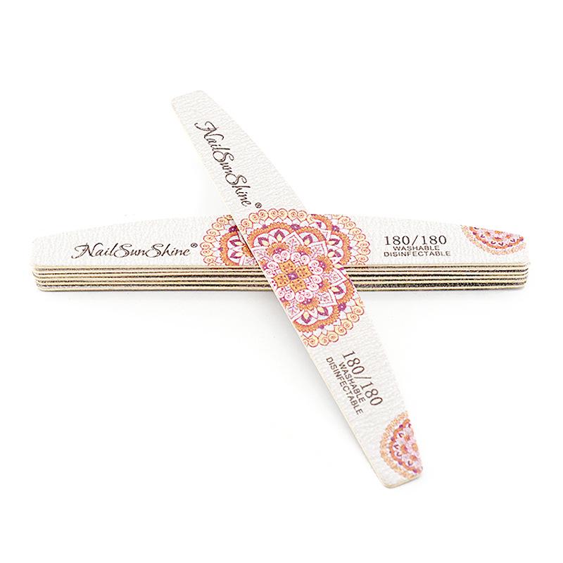 

Деревянная пилка для ногтей SunShine Полумесяц - Тонкая, Текстурированная, Моющаяся и Износостойкая