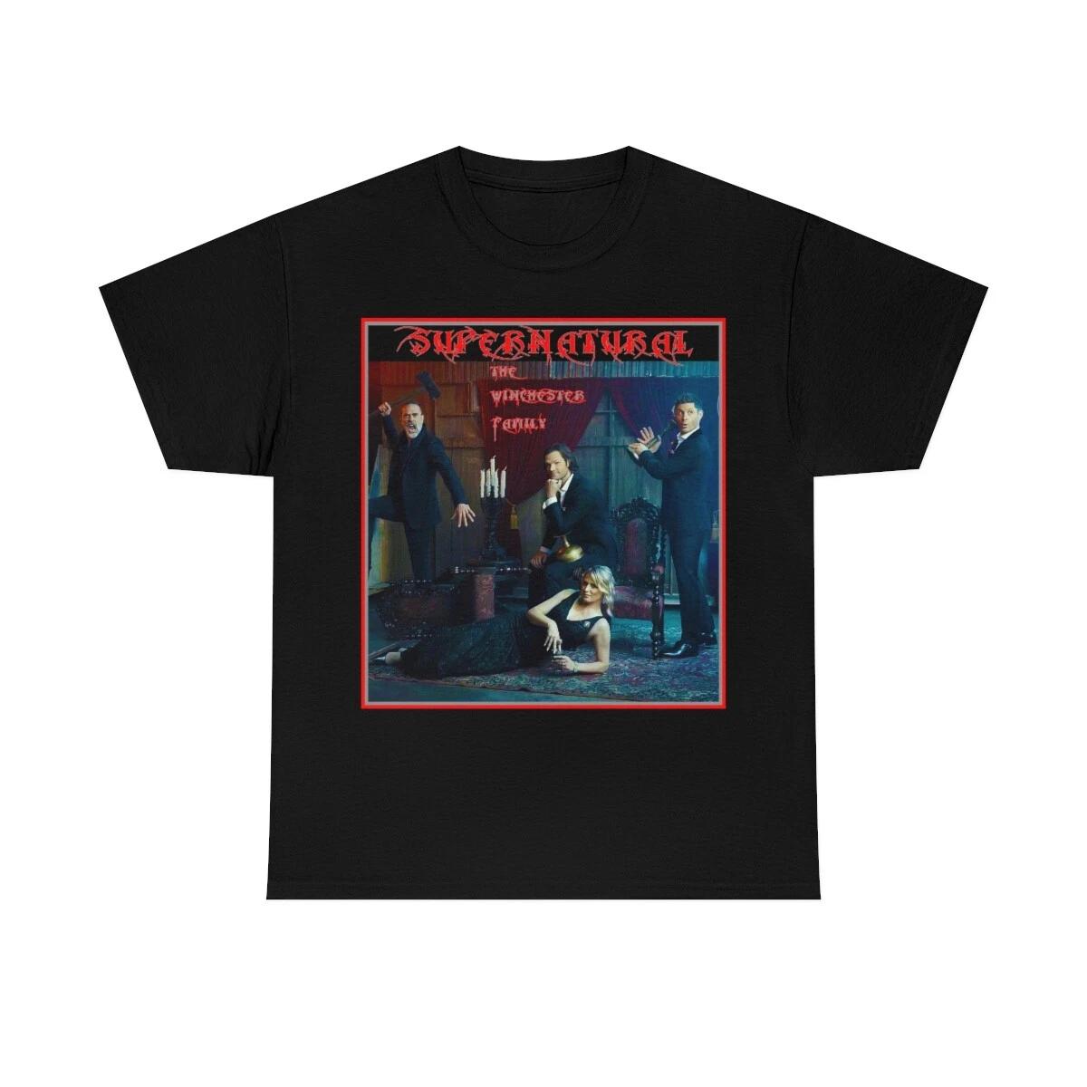 Supernatural The Winchester Family Men s Short Sleeve Tee S