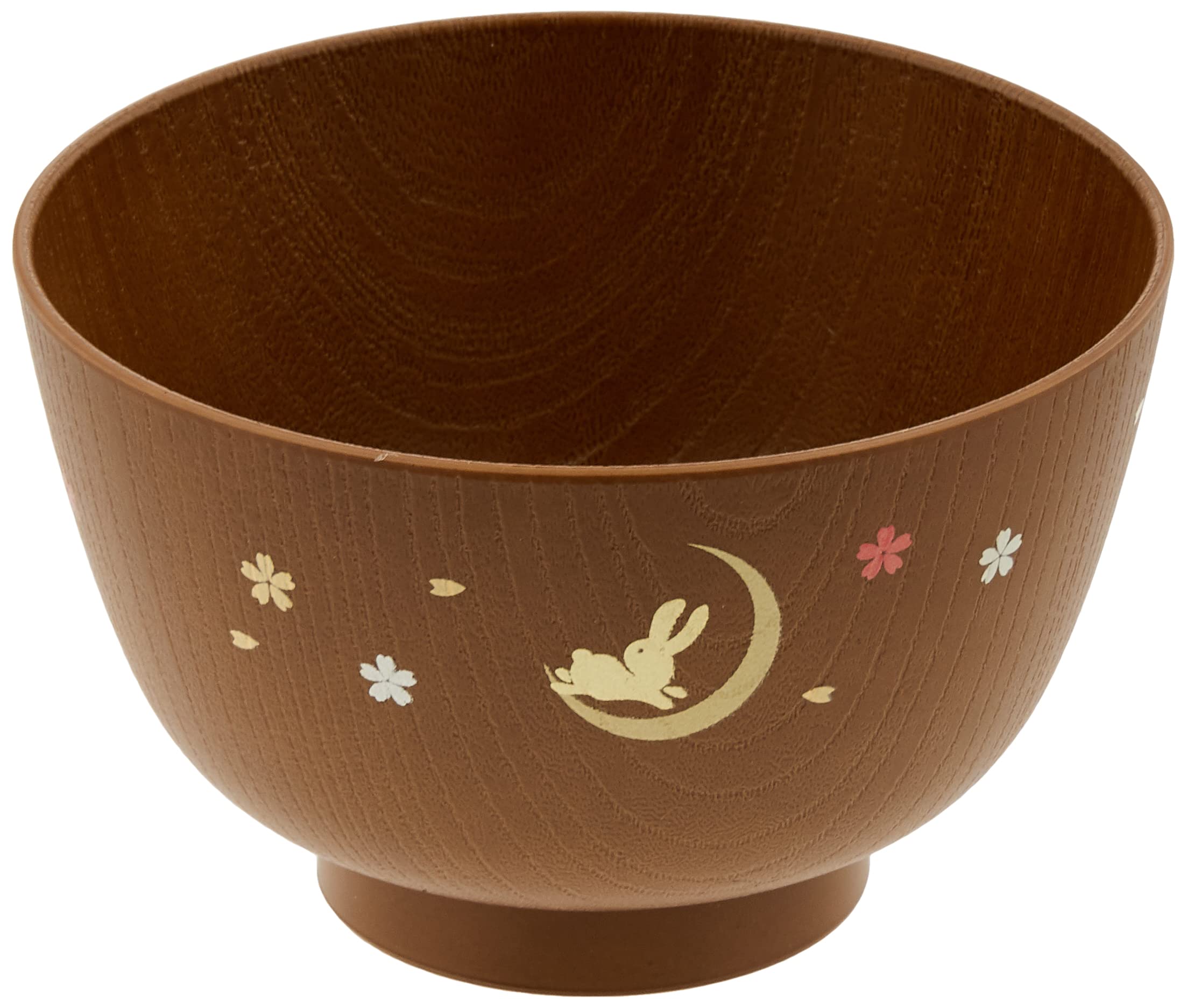 Yamanaka Lacquerware Kyoto Grain Soup Moon Rabbit Range, Style, Sash-Wood Bowl, Design, M16339-1