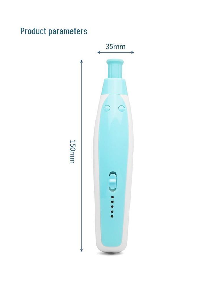 5-Speed Adjustable LED Pet Nail Grinder for Cats & Dogs