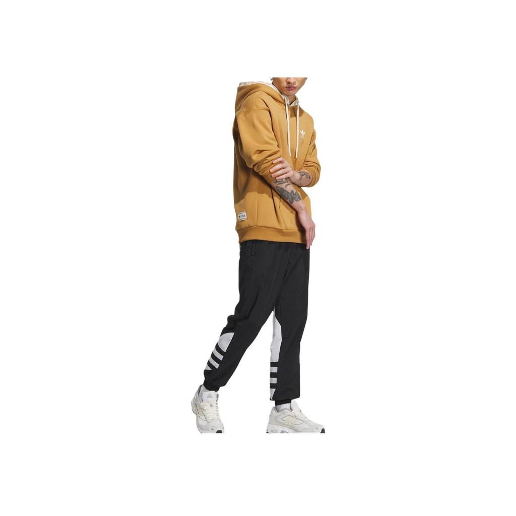 adidas Originals X Feifei Ruan FW23 New Year Edition Dragon Print Hoodie With Chest Logo Unisex Hoodie Wheat-Brown IX4216