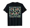 Oficjalna koszulka Run DMC z niebieskim kwiatowym logo
