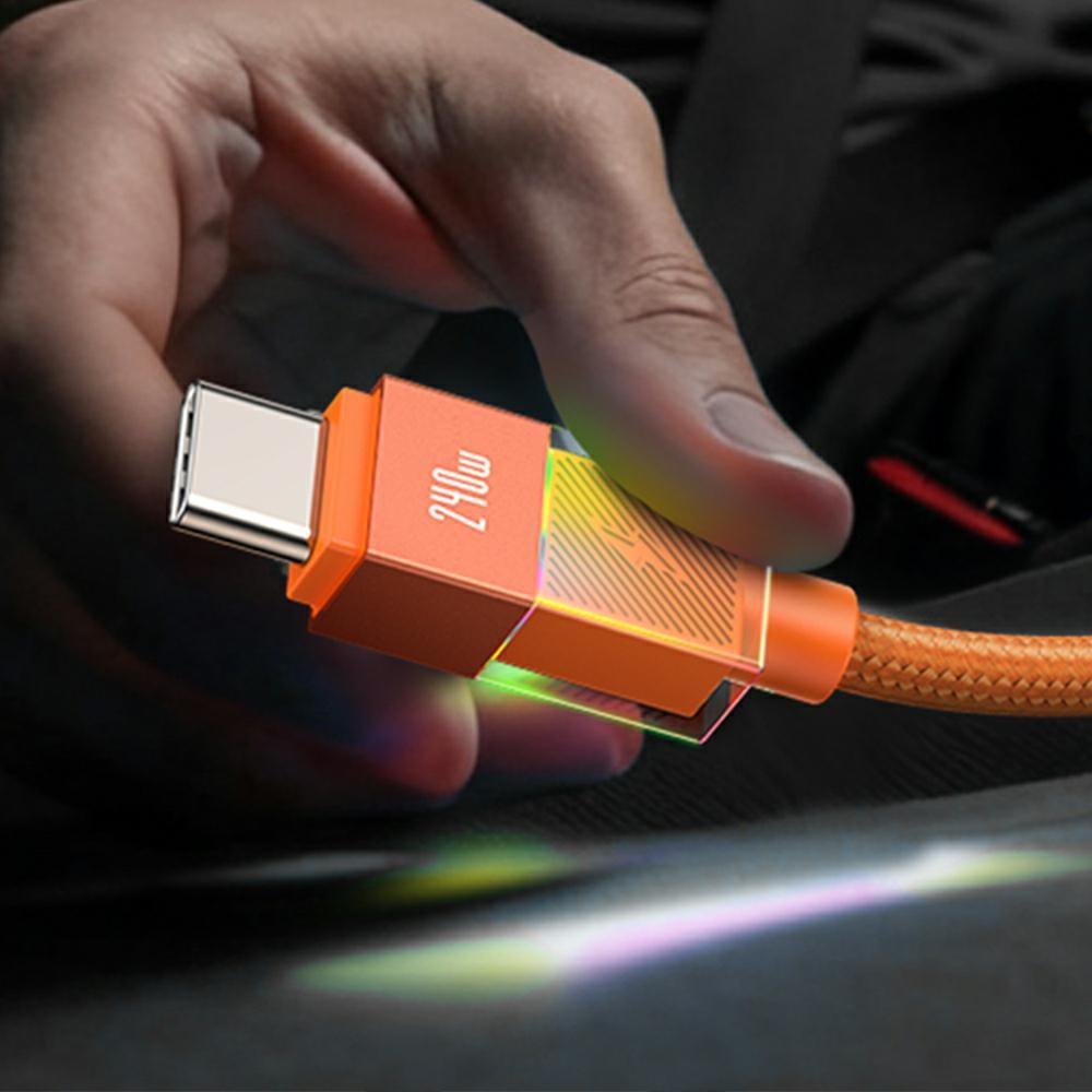 Kabel USAMS SJ777 PD 240W USB-C/USB-C    1.2m Tarnish