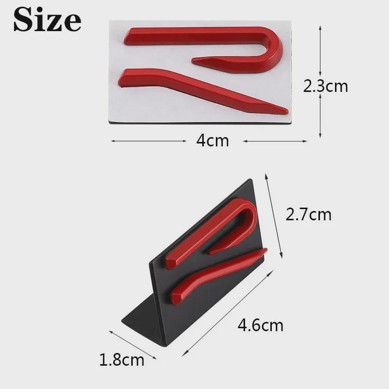 Emblemă Metalică 3D R Logo Mașină Portbagaj Grilă Insignă Autocolante Accesorii