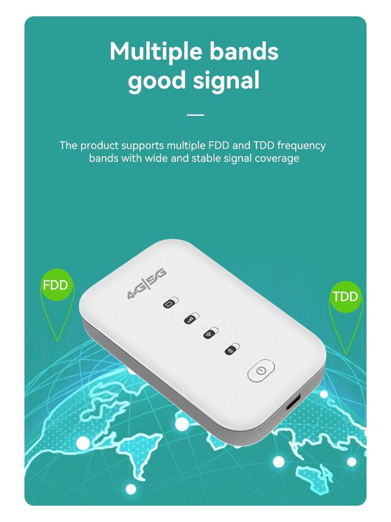 Russia 4G Portable WiFi MIFI Router - SIM Card Compatible for Europe & Asia