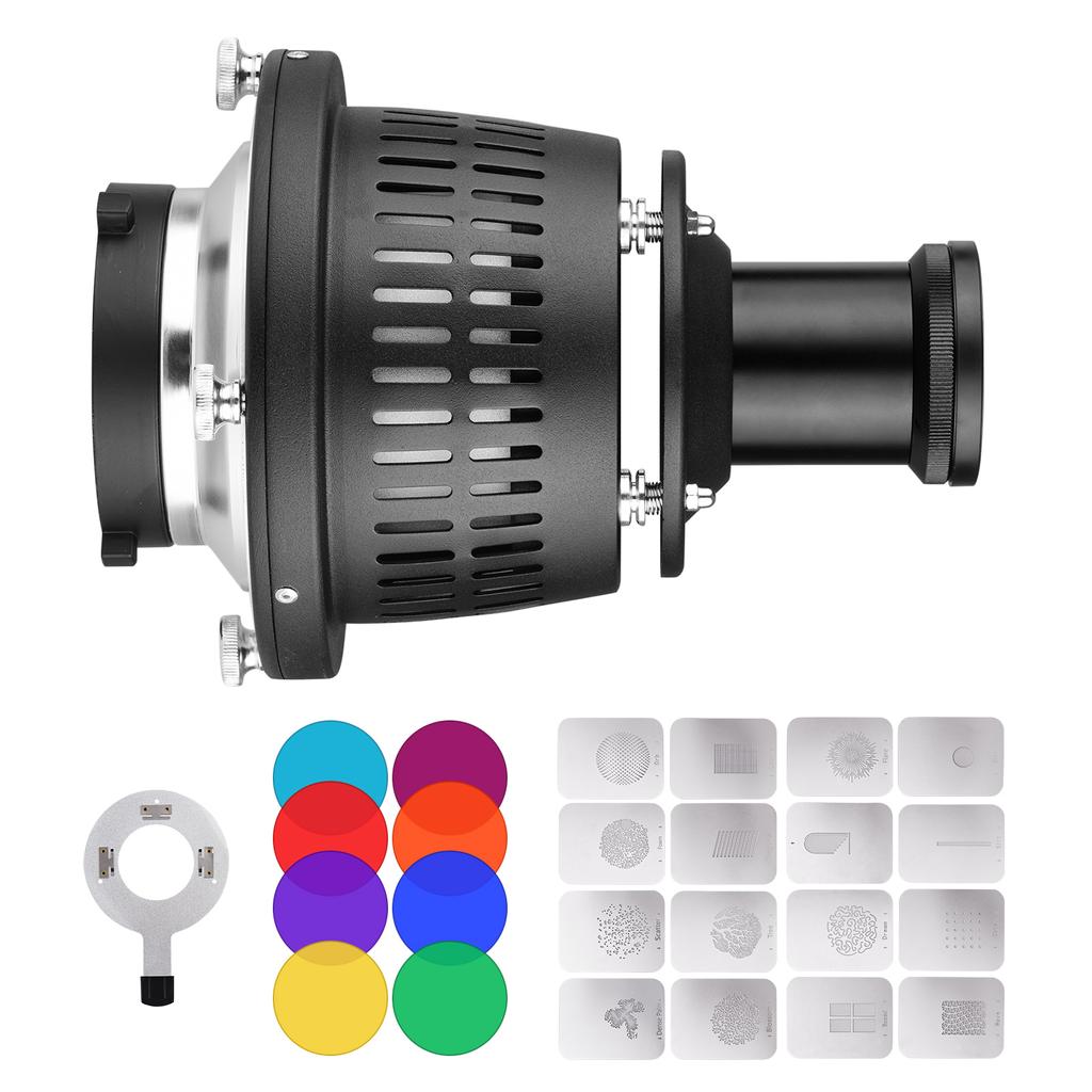 Bowens Mount Optical Snoot Conical Focalize Kondenzátor Art Speciální efekty Tvarovaný paprsek světla