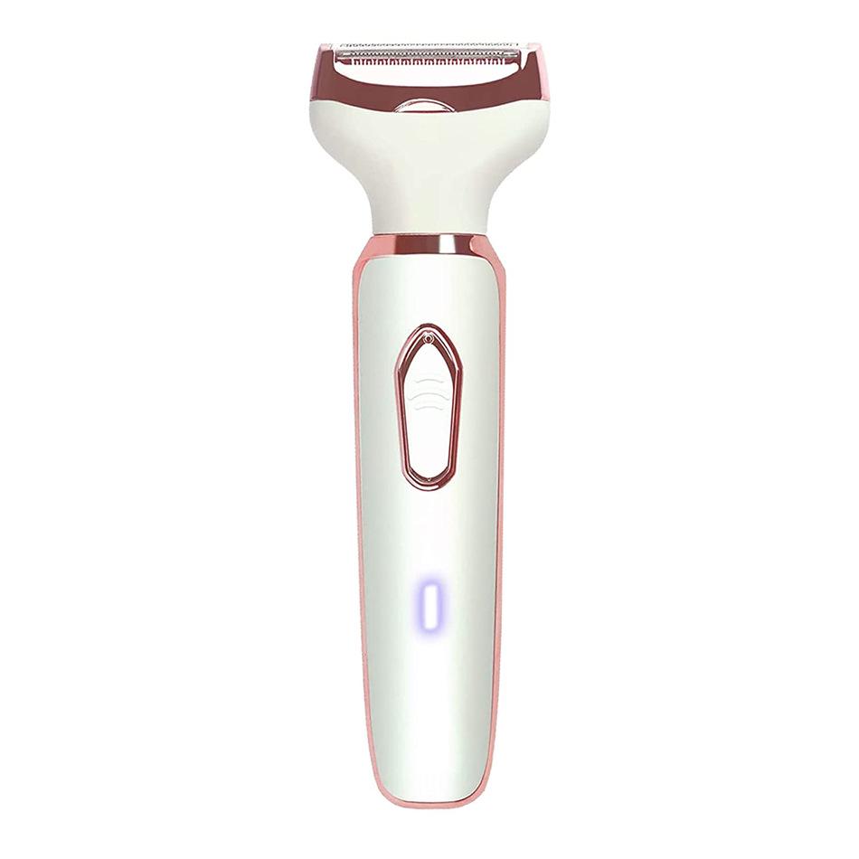 Women's Four-in-One USB Rechargeable Electric Shaver for Legs, Armpits, and Pubic Hair
