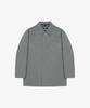 Sieg Side Pocket Short Mac Coat Khaki (Pjnah7302)