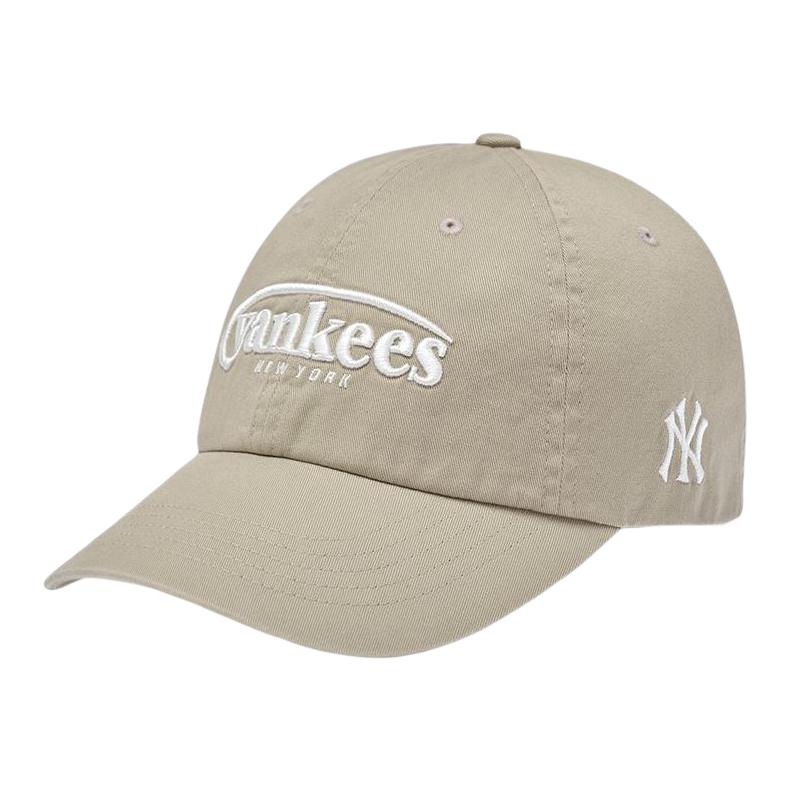 MLB 100% Хлопок Бейсболки Унисекс Бежевые Мода 3ACPV315N-50BGS F