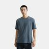 Calvin Klein Moisture-Wicking Letter Print Sports T-Shirt Men Tops Gray Blue 4MF3K132-460