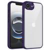 For iPhone 16E SE4 2025 Case Plating Silicone Bumper Shockproof Clear Back Cover Hard Phone Case for Apple iPhone 16E Iphone16E