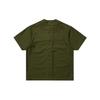 Undefeated Solid Color Single-Breasted V-Neck Short Sleeve Baseball Jersey T-Shirt Unisex Tops 30011