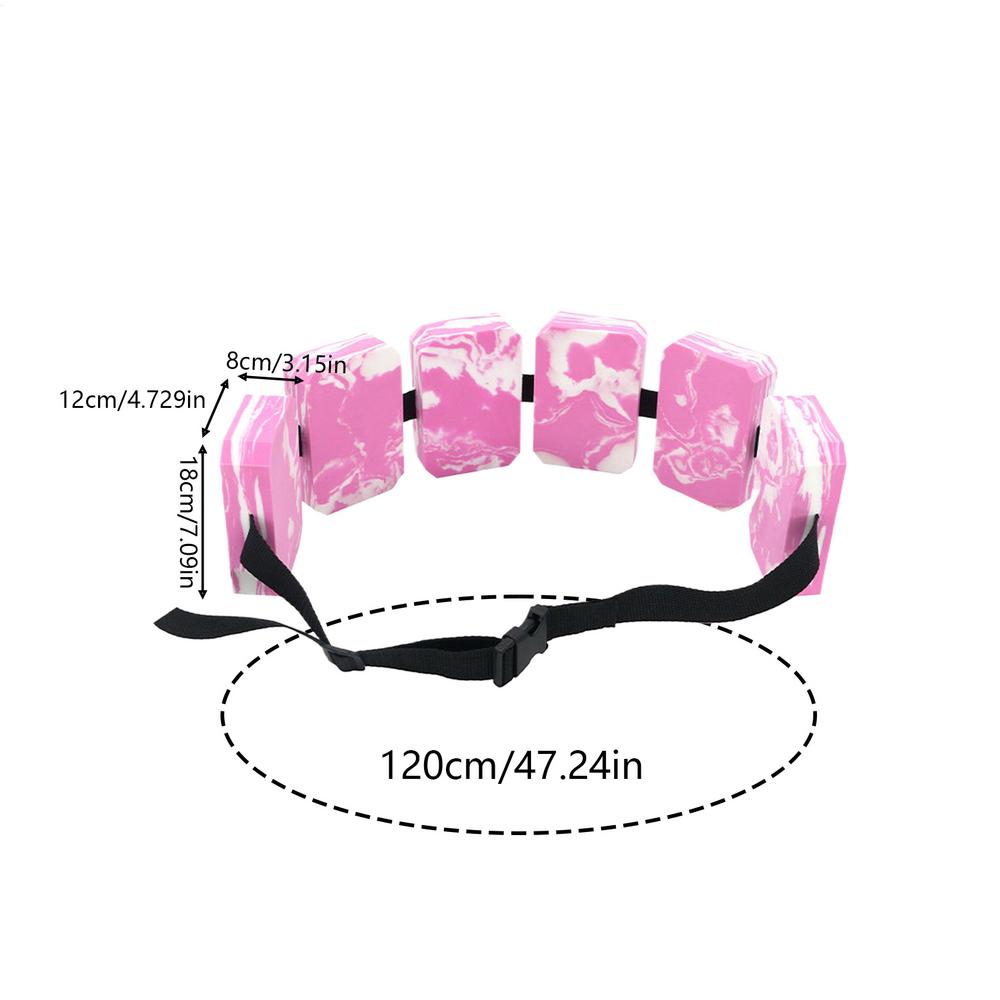 Swimming Float Belt EVA Water Aerobics Belt Adjustable Back Float Board Waistband Swim Buoyancy Aid Water Sports Training Belts