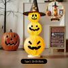 Halloween Light-Up Pumpkin Lantern Ornaments for Festive Decor