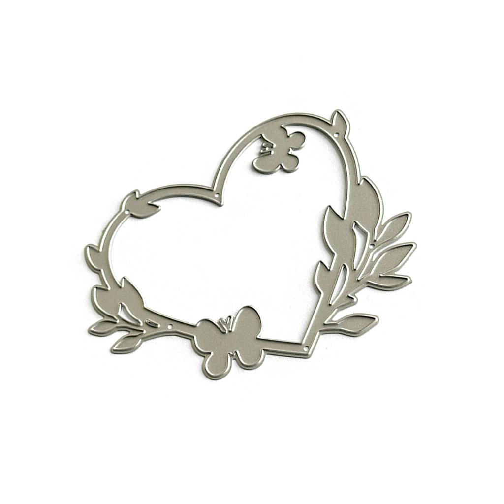 Heart Wreath Die Cut For Scrapbooking Card Making Photo Album Decorative Embossing Paper Die Carbon Steel Cutting Die