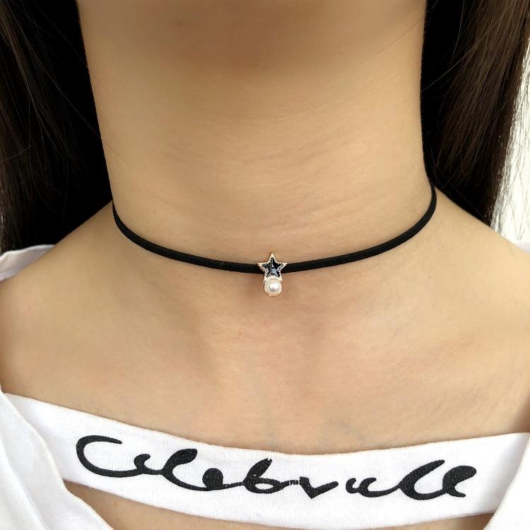 

Ретро мода універсальний ланцюжок на шию з бахромою, кулон, намисто на ключицю, жіночий короткий простий темпераментний шийний ремінець, хіпстер з прикрасами