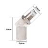 High Quality 45 Degree O2 Oxygen Sensor Adapter Aluminum Extender Spacer CEL Eliminator With Catalytic Converter P0420  P0430