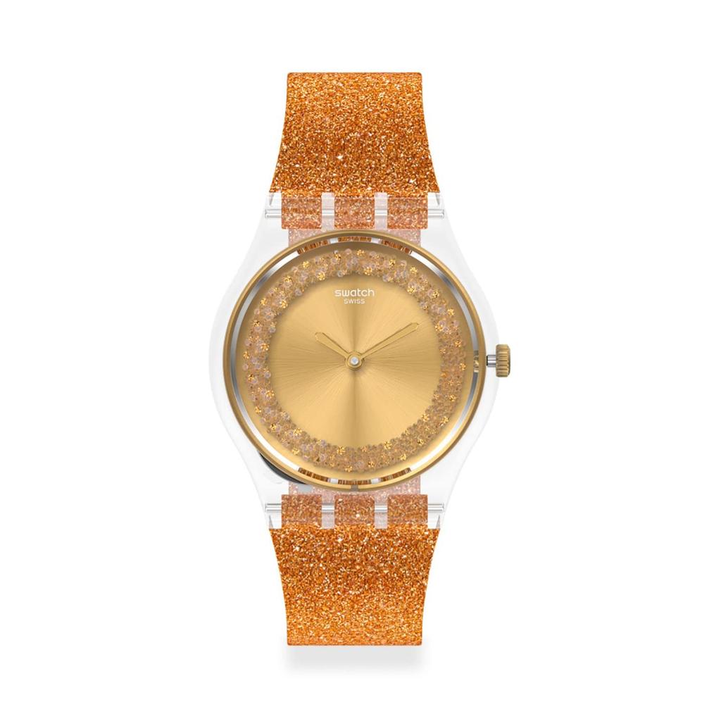 Swatch Holiday Collection GE285 Watch, Clear