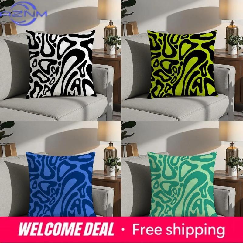 Shunika Chen Unisex Home Decor Abstract Pattern Print Pillow For Modern Home Pattern Cushion Cover Suitable For Sofa Bedroom Car Pillow Cover