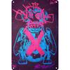 Retro Metal Sign Wall Decor 20x30 cm Punk Abstract Art for Home Bar
