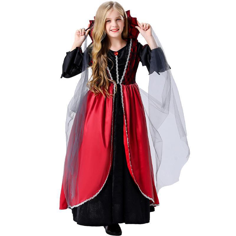 New children s girl halloween cos clothes cosplay dress set stage performance clothes women s clothing 150