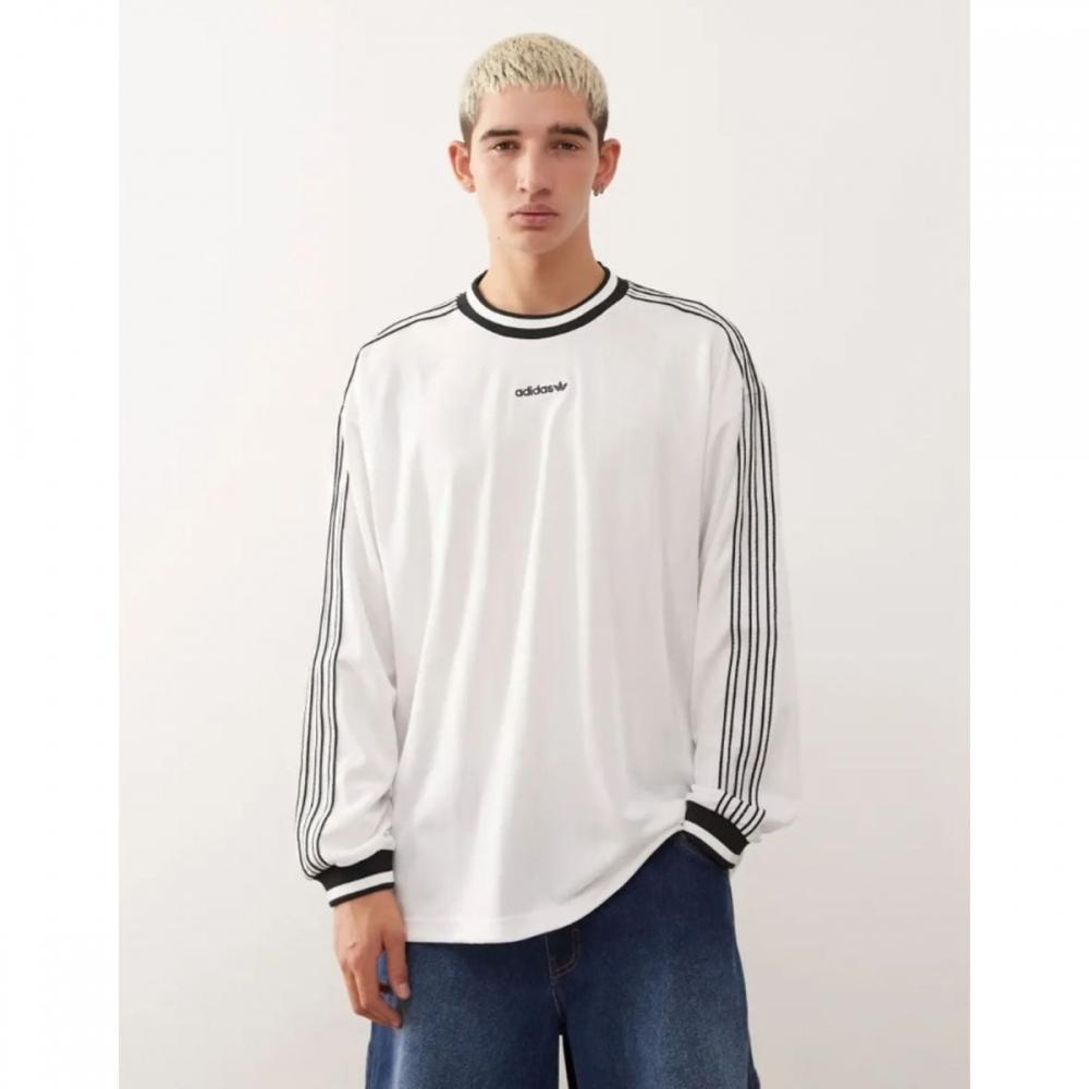 Adidas Unisex Long Sleeve Jersey White  Jx3100 S(90)