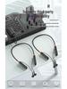 Wireless Neckband Earbuds with Live Streaming Mic, Sound Card, Noise Reduction, Long Battery Life, and Built-in Reverb