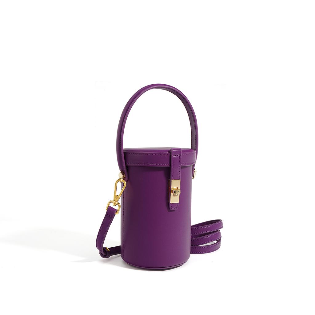 New Cylinder Bag Bucket Bag Women's Bento Bag Crossbody Small Cylinder Bag Mini Fashion Handbag