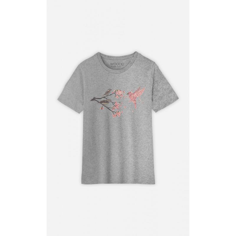 Tshirt Enfant BLOSSOM BIRD 2 ans bianco