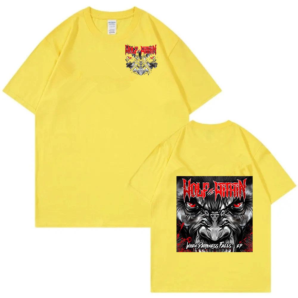 Fierce Gorilla Print Men's T-shirt Breathable T-shirt Clothes Summer Street Clothing Top Large Loose Cotton Short Sleeves