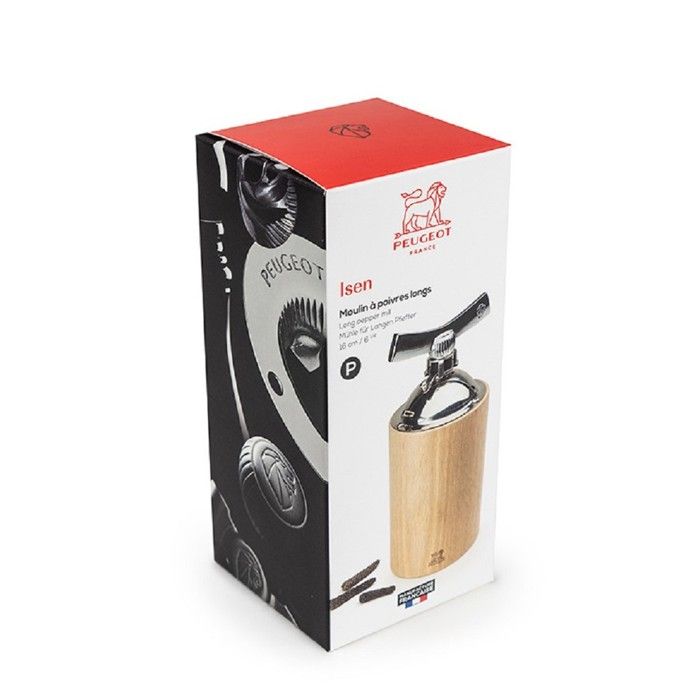 Moulin à poivre - PEUGEOT - Isen - Mécanisme réglable - Démontable - Bois de hêtre