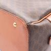 Used CELINE Macadam Handbag PVC Coated Canvas Leather Brown Used Women