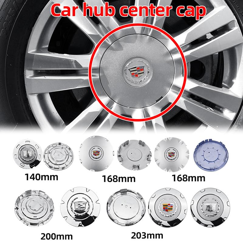 4pcs 140mm 168mm 200mm 203mm Car Wheel Center Hub Caps Tyre Rim Hub Cap Cover Wheels Accessories For Cadillac Escalade SRX