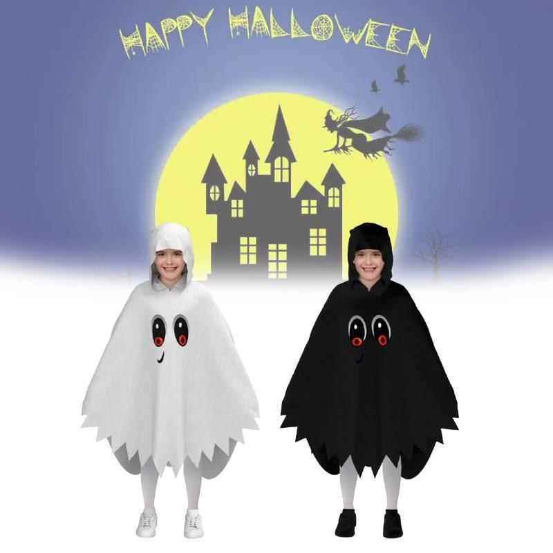 Halloween Ghost Costume For Kids With Glo Dark Features For Party And Role Play
