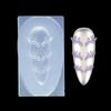 Silicone Nail Art Molds Flower Animal Cloud  Antler Pattern 3d Nail Carving Mold Silicone Nail Carving Mold Enduring