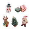 Christmas Resin Reindeer Mini Santa Flower Pot Nativity Scene Desktop Nativity Decorations Ornaments, Figurines, Ornaments, Ornaments, Toys,