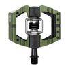 Crankbrothers Mallet E Mountain Bike Pedals Dark Green Camo Collection MTB Enduro Optimized Platform System Bicycle Mountain Bike Pedals Pair - - -
