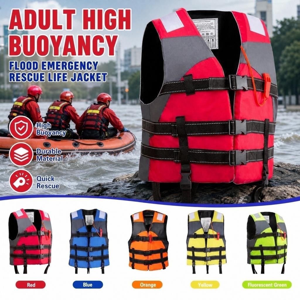 Adult Life Jacket for Emergency with High Buoyancy