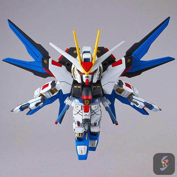 Bandai Original Sdcs Rx-78-2 Zaku Anime Action Figure Assembly Model Playthings Collectible Model Ornaments Gifts