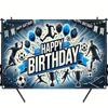 2D plane 1-piece birthday football banner birthday banner flag supplies