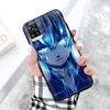 Schwarze Hülle für Xiaomi Redmi 13C Note 9 iPhone XR 7 8 14 15 11 12 13 X XS Pro Max Samsung A25 S23 S24 FE Ultra Plus Hatsune Miku Vocaloid