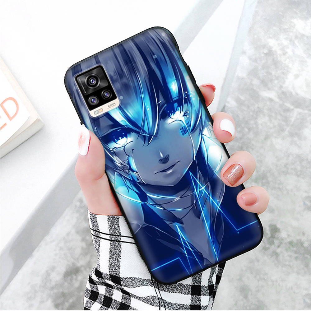 Schwarze Hülle für Xiaomi Redmi 13C Note 9 iPhone XR 7 8 14 15 11 12 13 X XS Pro Max Samsung A25 S23 S24 FE Ultra Plus Hatsune Miku Vocaloid