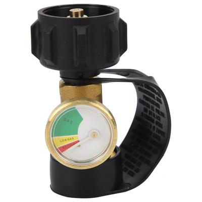 Tip1 Pirinç Açık Hava Propan Tankı Adaptörü Gaz Silindiri Basınç Ölçeri