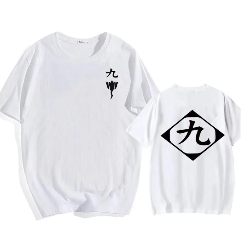 Hot Sale Anime Cotton T-Shirt Bleach Cosplay Shirt Zaraki Kenpachi Men Women O-Neck Short Sleeve Tee Fashion Tshirt for Fans