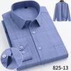 Men's Bamboo Fiber Long Sleeved Wrinkle-Free Comfortable Breathable Fit Striped Solid Shirts Business Casual Blouses Plus Sized