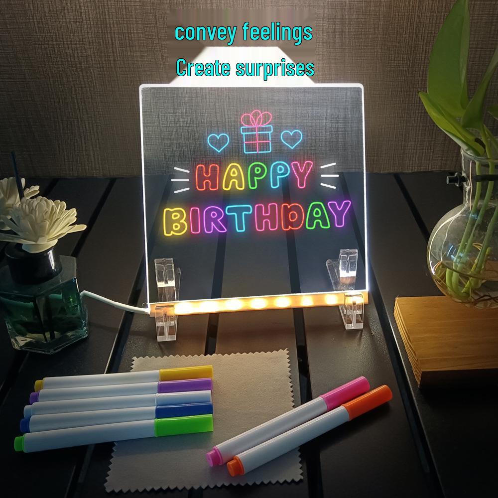 Luminous Halloween DIY Erasable Drawing & Writing Board for Kids